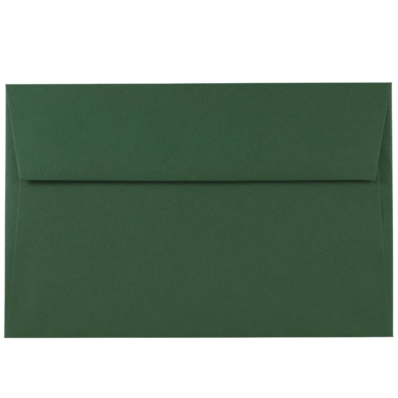 JAM Paper A9 Dark Green Premium Invitation Envelopes